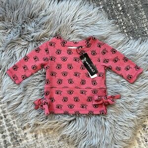 Peas‎ & Queues Red Marge Pullover Sweatshirt 6-12 Month